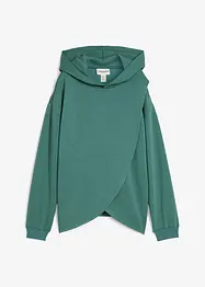 Felpa con cappuccio in morbido misto viscosa, bonprix