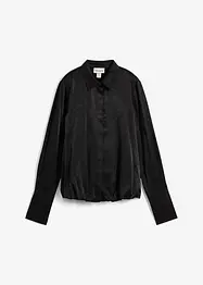 Blusa in satin di misto viscosa, bonprix