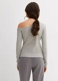Maglia a costine a maniche lunghe, bonprix