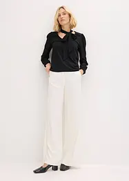 Maglia strutturata con fiocco staccabile, bonprix