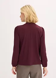 Maglia strutturata con fiocco staccabile, bonprix