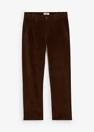 Pantaloni di velluto elasticizzati relaxed fit, straight, bonprix