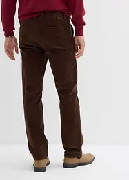 Pantaloni di velluto elasticizzati relaxed fit, straight, bonprix
