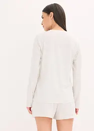 Pigiama estivo loungewear in materiale morbido leggero, bonprix