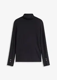 Maglia dolcevita con bottoni decorativi, bonprix