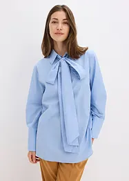 Camicetta con fiocco in puro cotone, bonprix