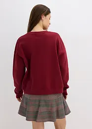 Felpa oversize in puro cotone, bonprix