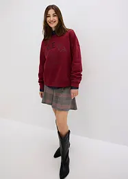 Felpa oversize in puro cotone, bonprix