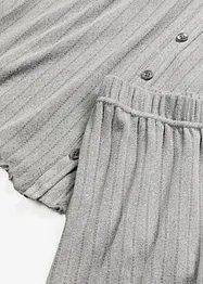 Tuta da casa loungewear in jersey pointelle morbido, bonprix