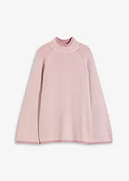 Maglione oversize con collo dritto, bonprix