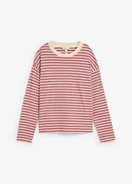 Maglia a maniche lunghe in cotone pesante, bonprix