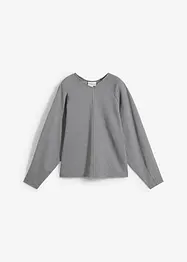 Maglia a maniche lunghe in morbido punto di Roma, bonprix