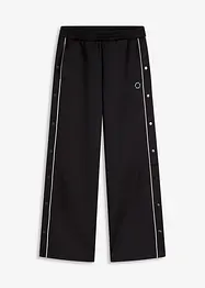 Pantaloni funzionali da jogging con bottoni, ad asciugatura rapida, bonprix