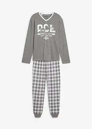 Pigiama con cotone e maniche lunghe, bonprix