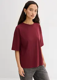 T-shirt ampia in misto cotone, bonprix