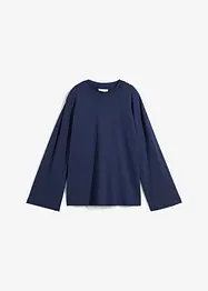 Maglia lunga in tessuto fluido, bonprix