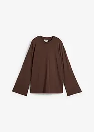 Maglia lunga in tessuto fluido, bonprix