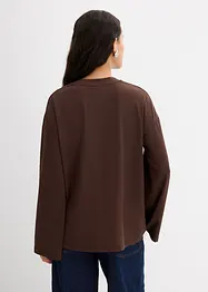 Maglia lunga in tessuto fluido, bonprix