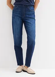 Mom jeans cropped, vita alta, bonprix
