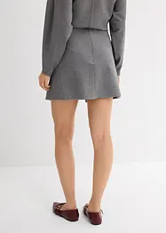 Minigonna in morbido punto di Roma, bonprix