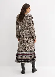 Abito lungo in morbido misto viscosa ed elastan, bonprix