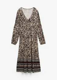 Abito lungo in morbido misto viscosa ed elastan, bonprix