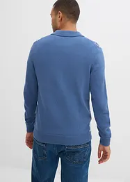 Maglione in puro cotone con motivo a losanghe, bonprix
