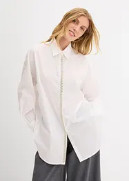 Camicia con applicazione di strass, bonprix