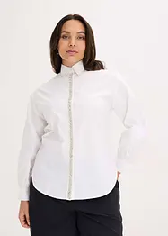 Camicia con applicazione di strass, bonprix