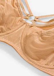 Reggiseno minimizer con materiale lucido, bonprix