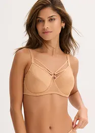 Reggiseno minimizer con materiale lucido, bonprix