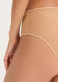 Slip alto con materiale lucido, bonprix