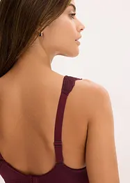 Reggiseno contenitivo senza ferretto con spalline imbottite, bonprix