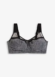 Reggiseno contenitivo senza ferretto con spalline imbottite, bonprix