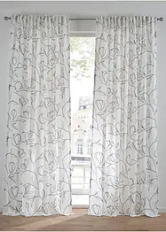 Tenda in poliestere riciclato con foglie stampate (pacco da 1), bonprix