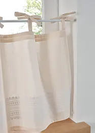 Tenda a vetro in cotone biologico con fantasia, bonprix