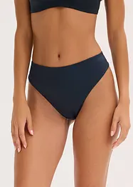 Perizoma a vita alta con effetto lucido (pacco da 2), bonprix