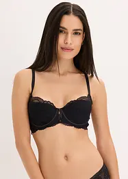 Reggiseno con coppe preformate in pizzo fine, bonprix