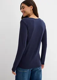 Maglia a maniche lunghe in misto viscosa morbido, bonprix