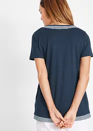 Maglia 2 in 1 a maniche corte, bonprix