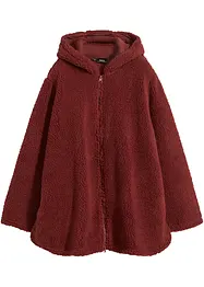 Giacca in pile teddy con spacchi laterali, bonprix