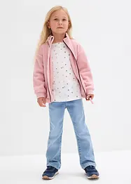 Jeans bootcut con cinta comoda, vita media, bonprix