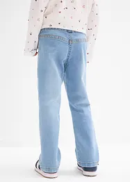 Jeans bootcut con cinta comoda, vita media, bonprix