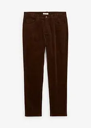 Pantaloni in velluto elasticizzato dal taglio comfort, slim fit, bonprix