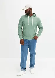 Felpa con cappuccio in puro cotone, bonprix