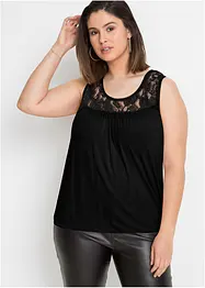 Top in jersey di misto viscosa, bonprix
