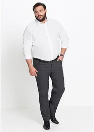 Camicia elasticizzata con cotone, slim fit, bonprix