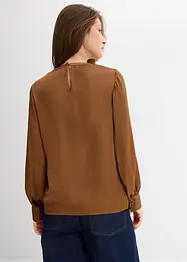 Blusa in satin fluente, bonprix