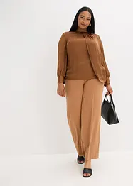 Blusa in satin fluente, bonprix