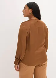 Blusa in satin fluente, bonprix